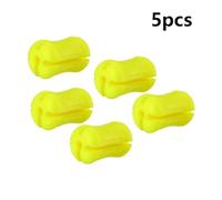 NiuLumea 2nd Generation Fishing Rod Holder Ball with Hook Hole Lure Rods Storage, Glow-in-Dark Silicone Tie Ball Night Fishing, 7 x 3.4cm, Pack of 5