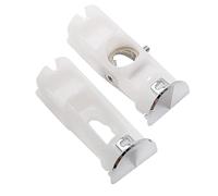 NiuLumea 2pcs DA61-07540A Refrigerator for Door Handle Support Kit White Plastic for Replacement Brackets Secure Handle Attachment Compatible with Fridges Easy Install Functional Design to Maintain Al