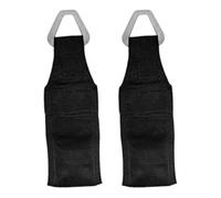 NiuLumea 2PCS for Truck Bed Anchor for Ratchet Straps, for Heavy-Duty Tie Down Cargo Straps Secure Tailgate Loading, Scratch- Plastic Pellet Design Tools Camping Gear, Black