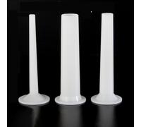 NiuLumea 3 Pack Sausage Stuffer Nozzles Meat Grinder, 18cm for Plastic Filling Tubes in 1cm 2cm 3cm Sizes Italian and Polish Sausage