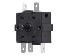 NiuLumea 3 Pin 5 Pin Selector Switch for Electric Heater, 250V 16A Heating Element Replacement Part, Plastic and Metal for 3/5 Pin Configurations