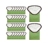 NiuLumea 30 Pack 107314 Filter Bags Compatible with for ProTeam Backpack for Vacuum Cleaner, 6 Quart Multilayer Green High Capacity Replacements(30pc)