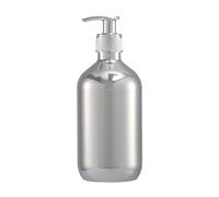 NiuLumea 300ml for Round Hand Soap Dispenser Bottle in Gold Chrome Finish PET Plastic Liquid Soap, Lotion, Shampoo Conditioner Dispenser Kitchen, Bathroom, Restroom