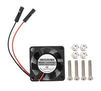 NiuLumea 30x30x7mm 5V Cooling Fan Pi 4, 3 +, 3, 2, +, and - 30000 Hour Lifespan, Low Noise 15.92dBA, for Dual Speed Mode with Separating Connector