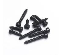 NiuLumea 32pcs Black M5x35mm Hex Socket Cap Head Self Tapping Screws, 8.8 Grade Carbon Steel Bolts Communication Equipment Toolbox