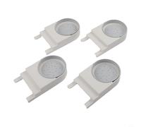 NiuLumea 4-Pack Bee Entry Feeders Hive, Plastic Water & Syrup Dispensers with Anti-Drown Holes, Easy Install for Beekeeping Equipment Honey Production, White