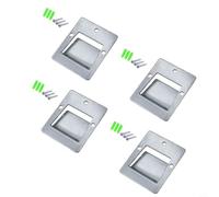 NiuLumea 4 Pcs Metal Wall Fan Hook Brackets, Strong Load Bearing Mounting Hardware with Screws Quick Stand to Wall Fan Installation