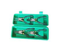 NiuLumea 4 Piece Circlip Plier Set 7 Inch Inner Outer Straight Bent Retaining for Ring Snap for Ring Pliers Mechanical Automotive Repair
