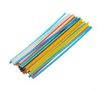 NiuLumea 50 Pcs Polypropylene Plastic Welding Rods 2 Strands Bumper Repair, Headlights & Panels - White, Black, Yellow, for Red, Blue, Green (20/25/50/100cm)(25cm)