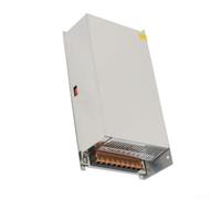 NiuLumea 500W 48V 10A LED Driver Metal Case Industrial Adapter | Input 110-220V AC, output 48V 10A DC, 500W for max capacity, small metal design, indoor use only