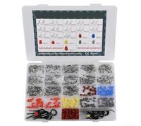 NiuLumea 518Pcs Car Electrical Connector Pin Kit with 18 Removal Tools | 500 pins, 18 removal tools, secure , 12V systems, car motorcycle boat repair