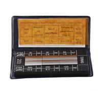 NiuLumea 6-Piece Roughness Standard Sample Block Ra005-125for m Vertical Milling Flat Grinding Cylindrical Grinding Quality Control(lathe)