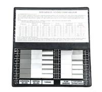 NiuLumea 6-Piece Roughness Standard Sample Block Ra005-125for m Vertical Milling Flat Grinding Cylindrical Grinding Quality Control(6 groups)