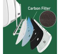 NiuLumea 8-for Leaf Adjustable Air Conditioner Wind Deflector for Wall-Mounted Units, No Tools Required Installation, White ABS Baffle with 8-Way Airflow Control