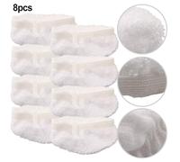 NiuLumea 8 Pack Microfiber Mop Pads with Scrubbing Strips, Reusable Cleaning Pads for for Bissell, Steam Shot, Wagner, for PurSteam, for McCulloch, for Dupray