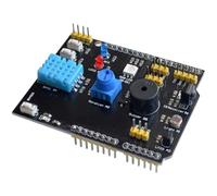 NiuLumea 9-in-1 Multi-Function Expansion Board with Temperature and Humidity Sensor and Buzzer for Arduino R3