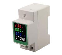 NiuLumea AC Digital Energy Meter, 80-270V 100A Ampere Voltmeter with Color LCD Display, Active Power, Energy, Frequency and Power Factor