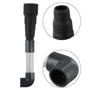 NiuLumea AC Drain Line Vacuum Adapter for Wet Vacuum Cleaners, 3/4 Inch Transparent PVC Tube with 2 Connectors (076-096 Inch), 5-Layer Connector for HVAC & Air Conditioning Condensate Pipe Cleaning