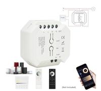 NiuLumea AC Triac Dimmer Switch Dimmable LED Drivers 110-220V, 154W/308W, Push & Long-Press Control, 2.4G RF Model for A, Fits 8686mm Box