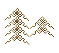 NiuLumea Acrylic Mirror Wall Cabinet Stickers 10cm x 10cm, Decorative Diagonal Corner Reflective Wall Decor for Home Office Bedroom, 6 Pack