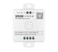 NiuLumea Addressable RGB LED Controller DC5V-24V with Music Sync, App Control DIY Lighting Effects, 146 Dynamic Modes, 16 Million Colors, White