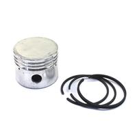 NiuLumea Air Compressor Piston and Piston Rings Kit, 42/47/48/51/65mm Replacement Parts for Air Pump, Metal with Seal and Balance Rings, 4-Piece Set