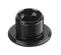 NiuLumea Aluminum Alloy Crank Bolt M15//M20 IXF M19, Mountain for Bike Chainring Screw Fixing Nut, Rust-Resistant for Replacement Part MTB Road Bikes(Black-18)