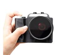 NiuLumea Anti-Drop Grip Holder GO with UV Filter & Shutter Button, ABS Construction, for Compact 10.5x5.4x8.5cm, Black