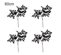 NiuLumea Autumn Maple for Leaf Branches 4 Pack - Artificial Fall Foliage Decor for Halloween and Thanksgiving, 40 cm / 60 cm for Plastic Seasonal Home Decoration