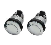 NiuLumea Button Locks Cabinets - 2 Pack for Plastic Push Button Deadbolt with Vertical Bolt, Keyless One-Touch Operation, RVs Yachts Drawers