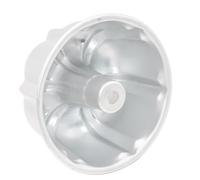 NiuLumea Cake Tin with Fluted Ring Design, Non-Stick Metal Baking Pan with Removable Bottom for Kugelhopf or Bundt Cakes, Small 10cm or Large 14cm Sizes