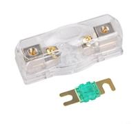NiuLumea Car Audio Fuse Block 8GA 10GA Wire Compatible(30A)