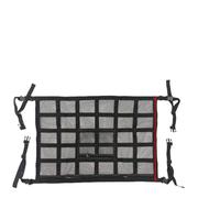 NiuLumea Car Ceiling Cargo Net SUV and Car - Double-Layer Mesh Storage Organizer with Reinforced Straps, 80x54cm - for Four-Handle, for Ideal Travel, Camping, Kids' Toys and Baby Blankets (for Black)