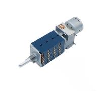 NiuLumea Carbon Film Motorized Potentiometer RK27 50K 100K Audio for AMP Remote Control for Round Shaft 25mm Half Type Blue(100KA)