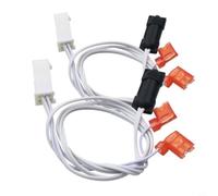 NiuLumea Compatible with for Norcold 1200 1210 N1095 for RV Fridge Thermistor, 2 Pack Temperature Sensor Assembly, Easy Install Plastic Housing for Red White
