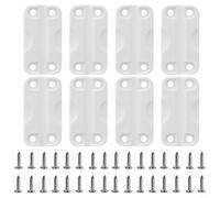 NiuLumea Cooler for Replacement Hinges & Screws for Igloo 50-165 QT, Plastic Lid Repair Kit with for Stainless Steel Hardware Quick Installation on Ice Chests(8pcs)