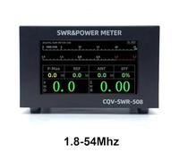 NiuLumea CQV-SWR-508 Digital Standing Wave and Power Meter, 1.8-54MHz Frequency for Range, 200W Measurement, with UHF (SL16) Interface, Type- Charging, and 4000mAh Battery, for Black