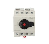 NiuLumea DC Solar Disconnect Switch 1000V 32A 4P PV Circuit Isolator, PC Housing for Flame Retardant, DIN Rail Mount Photovoltaic Systems