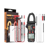 NiuLumea Digital Clamp Meter AC 600A 6000 Counts TRMS for Auto for Range with NCV Temperature Capacitance Frequency Diode Test, Non-Contact Voltage Detection, Backlit Display for Electrical Diagnostic