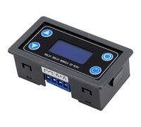 NiuLumea Digital Time Delay Relay Controller DC 12V 24V, LCD Timer Switch Module with Key Trigger, for Memory Function Industrial Control