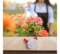 NiuLumea DN61 61mm Horticultural Plant Nutrient Solution Dispenser for 15-60L Tanks, Red and White for Plastic Liquid Tap with 56-60mm Nozzle Diameter