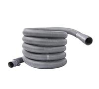 NiuLumea Drain Hose Washing Machine, 1/1.5/2/3 for M Cuttable EVA Pipe with Leak-Proof Clip, Thickened Corrugated Design Dishwasher and for Washer-Dryer, Grey