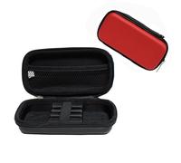 NiuLumea EVA Darts Case with Hard Shell for Protection, Fits Steel/for Soft Tip Darts, 3- Organizer with Shaft & Flight Pockets, Blue, 18.5 x 8.2 x 5.5 cm