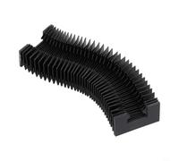 NiuLumea Flexible Telescopic Shield for 3D Printer Guides(1000mm) | Made of three-anti cloth, oil resistant, water for proof, black finish, long lasting durability