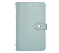 NiuLumea for Compact Cash Savings Book with Money Clip, PU Leather Banknote Holder Organizing Notes, Small Account Ledger Personal Finance Pink