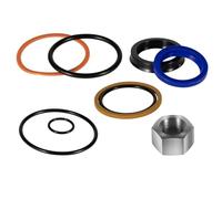 NiuLumea for Hydraulic Cylinder Seal Kit for Bobcat 444/500/642/643, Compatible with 6803329 7137769, PU+Nitrile Rubber, -40C to 120C, 5000psi, Includes Main Seal Dust Seal Guide for Ring, No Tool