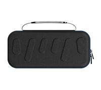 NiuLumea for Large Capacity Storage Bag Switch 2, Nylon + EVA + Velvet Protective Case with Hard Shell, Portable Console Handbag with Compartment Games, Black