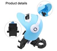 NiuLumea for Motorcycle Phone Holder with Helmet, Portable Waterproof Design, Adjustable Angle Handlebar or Mirror Mount, One-Hand Operation, Anti-Vibration ABS Bracket with Sunshade Cap