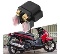NiuLumea for Motorcycle Starter Relay Switch Nouvo Models, 1 Pc Black for Replacement with Metal and Plastic Construction