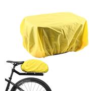 NiuLumea for Orange Rain Cover for Bicycle Bag or Basket, Waterproof Dustproof Protective Cover Road for Bike Tail Rear Rack Luggage Pouch